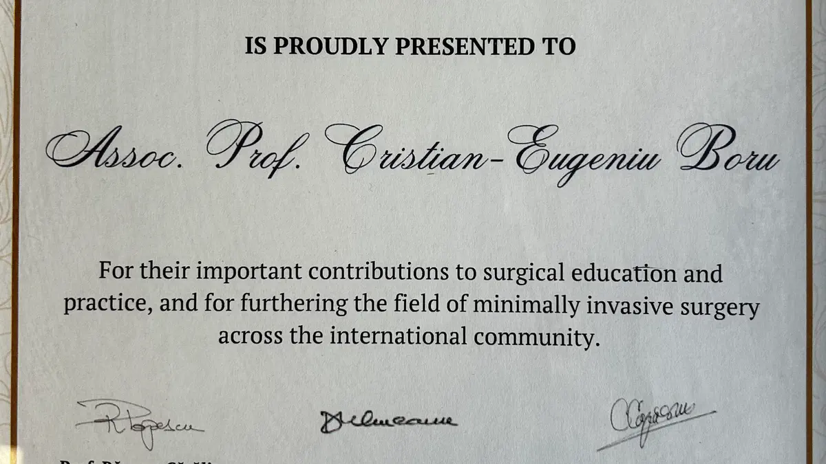 Noutati academice medico chirurgicale de toamna 2025